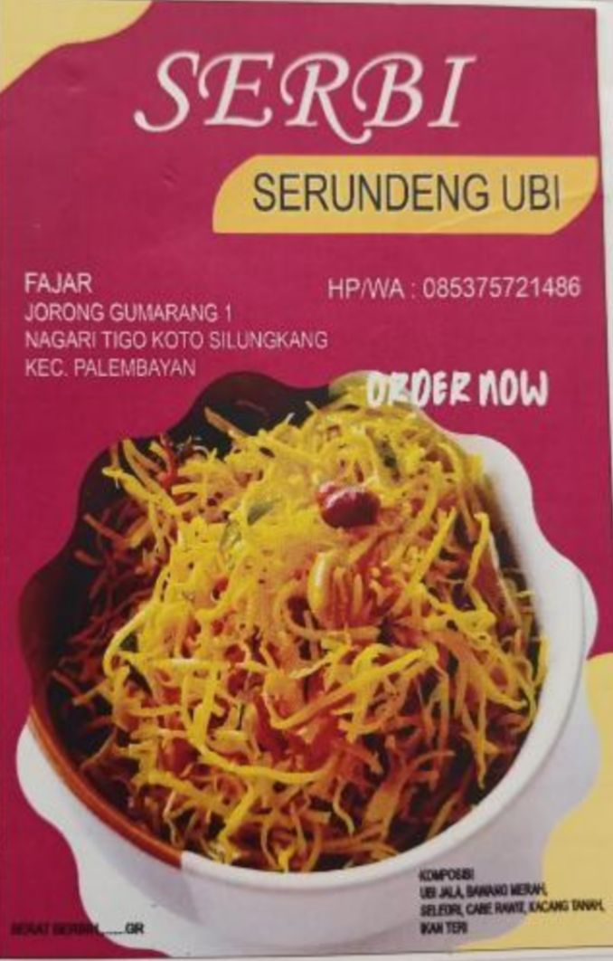 Serundeng Ubi (Serbi)