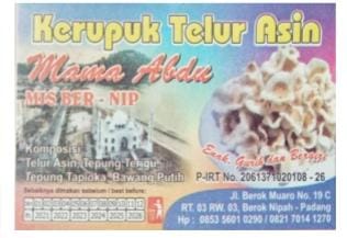 Kerupuk Telur Asin