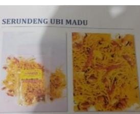 Serundeng ubi madu